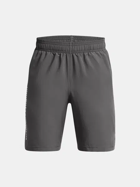 Šedé chlapčenské kraťasy Under Armour UA Woven Wdmk