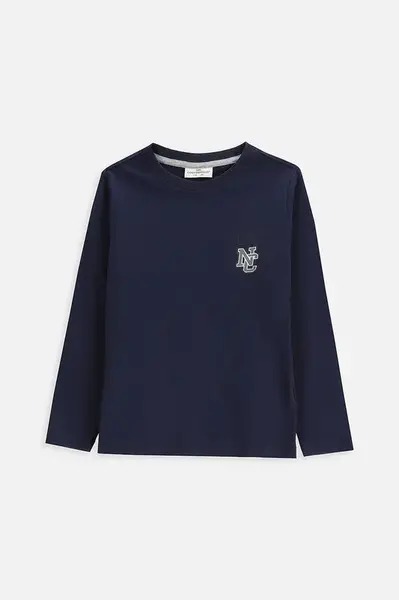 Detská bavlnená košeľa s dlhým rukávom Coccodrillo