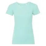 Light blue women's t-shirt Pure Organic Russell