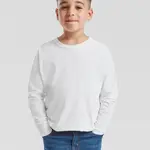 Biała koszulka dziecięca Valueweight Fruit of the Loom