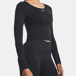 Čierne dámske športové crop top tričko Under Armour Train