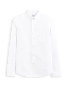 Biela pánska bavlnená košeľa regular Celio Daxford