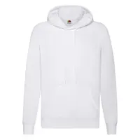 Biała bluza męska z kapturem Lightweight Hooded Sweat Fruit of the Loom