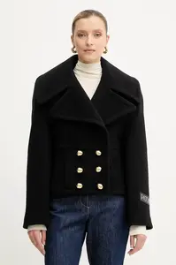 Kabát s příměsí vlny Patou