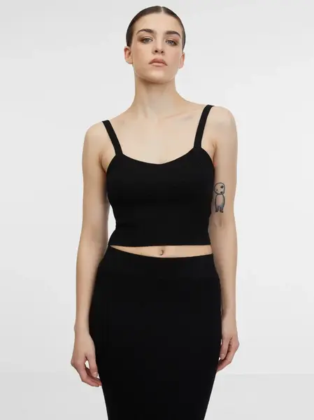 Čierny dámsky top ORSAY