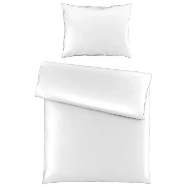 Novel POVLEČENÍ, satén, bílá, 140/220 cm