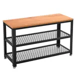 Boxxx REGÁL NA BOTY, černá, světle hnědá, 73/45/30 cm