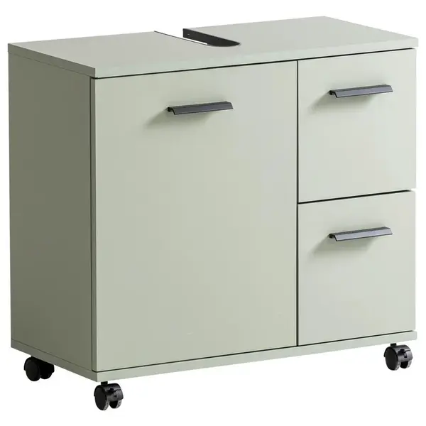 Stylife SKŘÍŇKA POD UMYVADLO, pastelově zelená, pastelově zelená, 65,1/60/32 cm