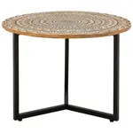 Livetastic KONFERENČNÍ STOLEK, černá, přírodní barvy, kov, dřevo, 60/60/40 cm