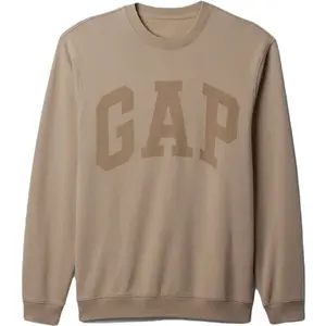 GAP TONAL LOGO Pánská mikina, hnědá, velikost