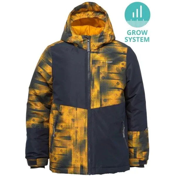 LOAP CUPRA GROW SYSTEM Rostoucí dětská lyžařská bunda, černá, velikost 122-128