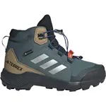 adidas TERREX MID GTX K Dětské outdoorové boty, tmavě zelená, velikost