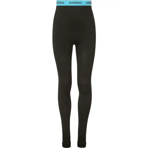 Klimatex DAI SEAMLESS Dětské bezešvé termo spodky, černá, velikost 110-122