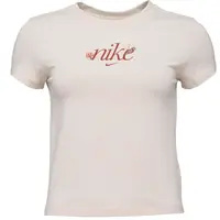 Nike SPORTSWEAR CHILL KNIT Dámské tričko, béžová, velikost