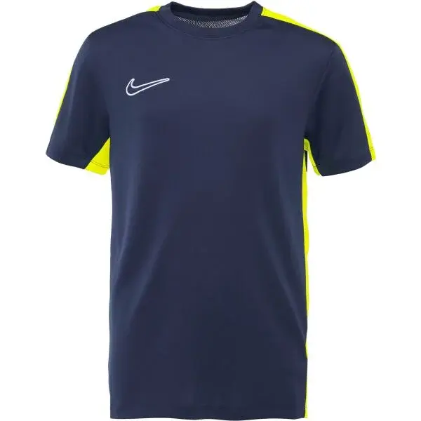 Nike DRI-FIT ACADEMY Dětské fotbalové tričko, tmavě modrá, velikost