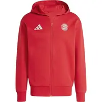adidas FC BAYERN ANTHEM Pánská mikina, červená, velikost