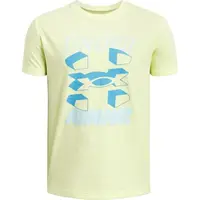 Under Armour SPLIT BIG LOGO Chlapecké tričko, žlutá, velikost S