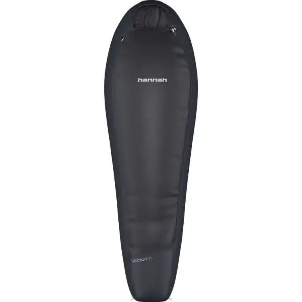 Hannah SCOUT 120 LONG Dvousezónní lehký spací pytel, černá, velikost 230 cm - pravý zip