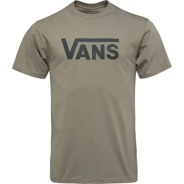 Vans MN VANS CLASSIC Pánské tričko, khaki, velikost