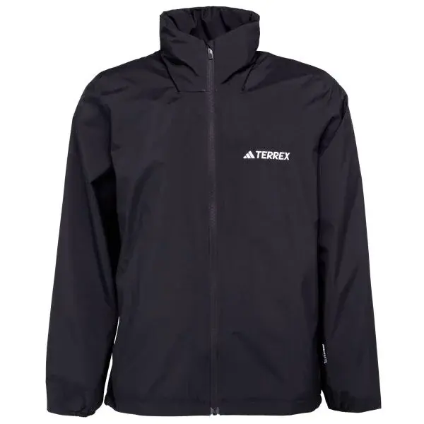 adidas TERREX MULTY 2L RAIN JACKET Pánská outdoorová bunda, černá, velikost