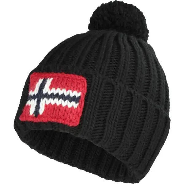 Napapijri SEMIURY 5 Zimní čepice, černá, velikost UNI