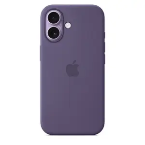 Originální kryt Silicone Case with MagSafe pro Apple iPhone 17, purple fog