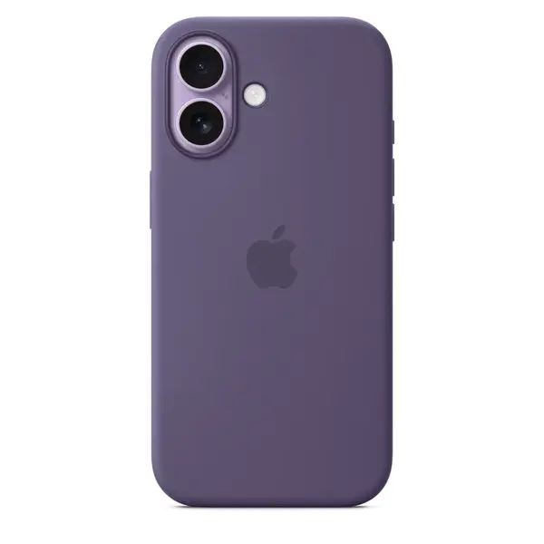 Originální kryt Silicone Case with MagSafe pro Apple iPhone 17, purple fog