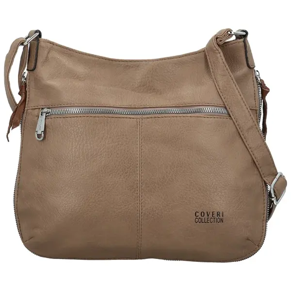 Dámská crossbody kabelka taupe - Coveri Kara