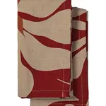 Kuchyňský hadřík Sagaform Edith 50 x 70 cm 2-pack vínová barva