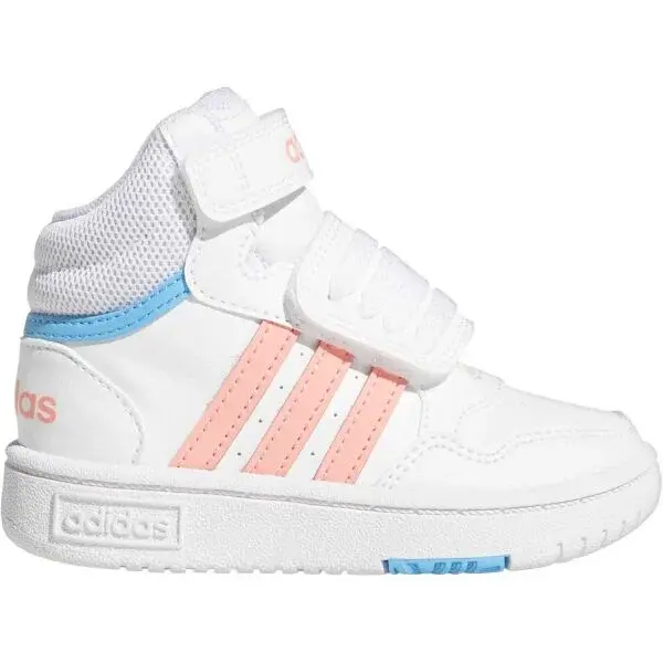adidas HOOPS 3.0 MID AC I Dětská obuv, bílá, velikost