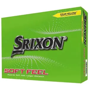 SRIXON SOFT FEEL 12 pcs Golfové míčky, žlutá, velikost