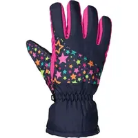 Lewro ZOAR Dívčí zimní rukavice, tmavě modrá, velikost 12-15Y
