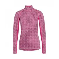 KARI TRAA ROSE LIGHT Dámské merino triko, růžová, velikost
