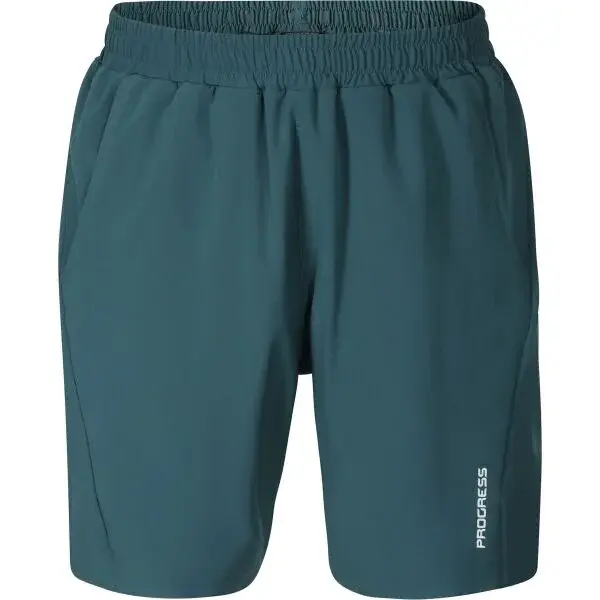 PROGRESS EMPEROR Pánské sportovní šortky, tmavě modrá, velikost