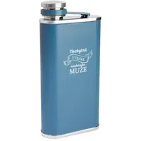 ALBI NEZBYTNÁ VÝBAVA MODERNÍHO MUŽE Placatka, modrá, velikost 320 ML