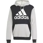 adidas ESSENTIALS FLEECE BIG LOGO HOODIE Pánská mikina, černá, velikost XXL
