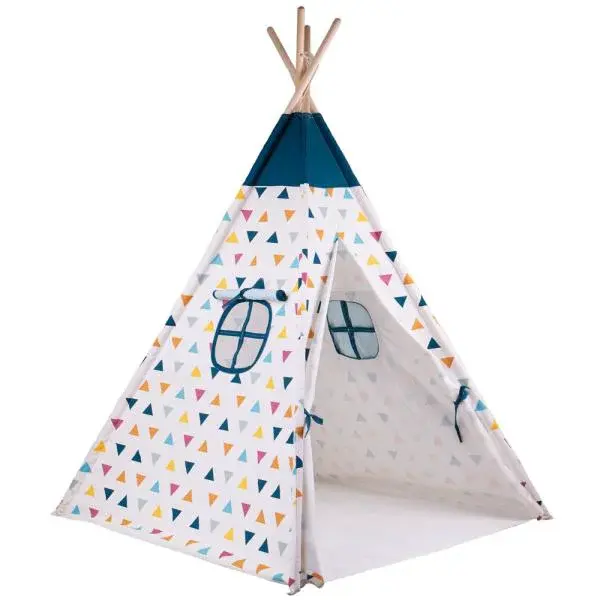Bigjigs Toys Teepee pestrofarebné