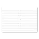 Poznámkový blok, linkovaný náplň A5 k diářům Filofax