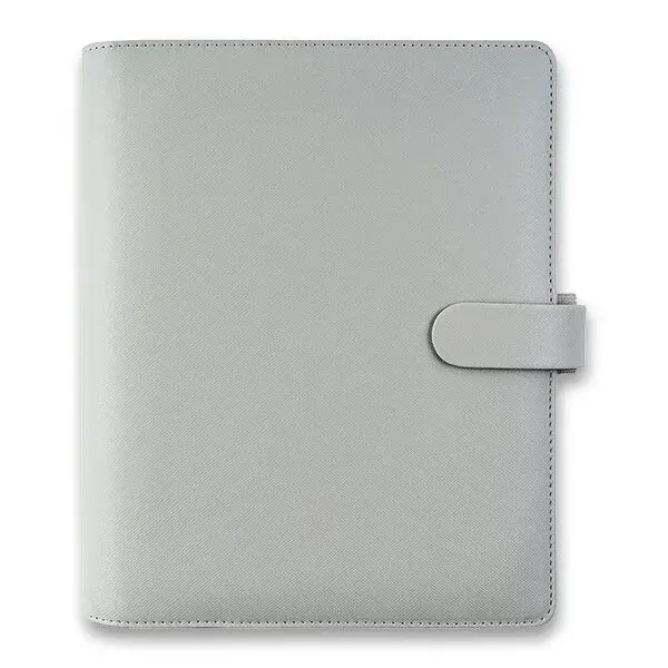 Diář A5 Filofax Saffiano šedý
