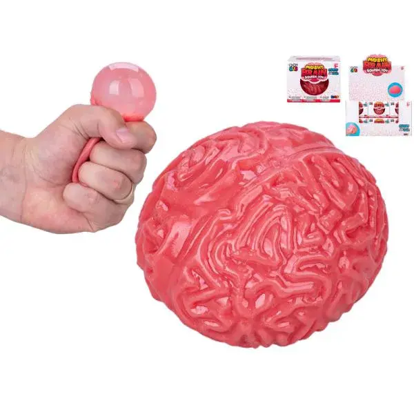 Míček strečový 6cm mozek v krabičce