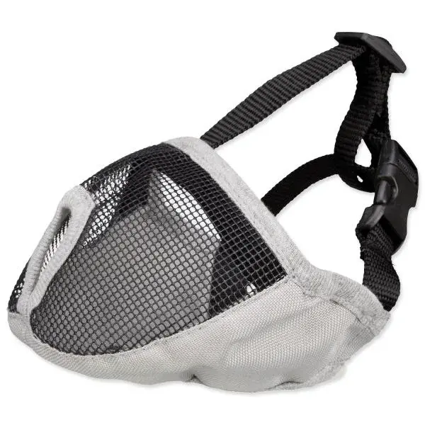 Náhubek pro krátkonosé plemena M šedý