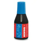 Razítkovací barva Kores - 28 ml - modrá