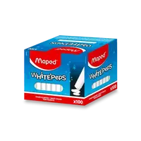 Křídy Maped - bílé, 100 kusů