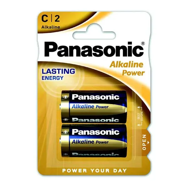 Baterie Panasonic Alkaline Power - C, 2 ks