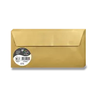 Obálka Clairefontaine, DL, samolepicí, 20 ks - zlatá
