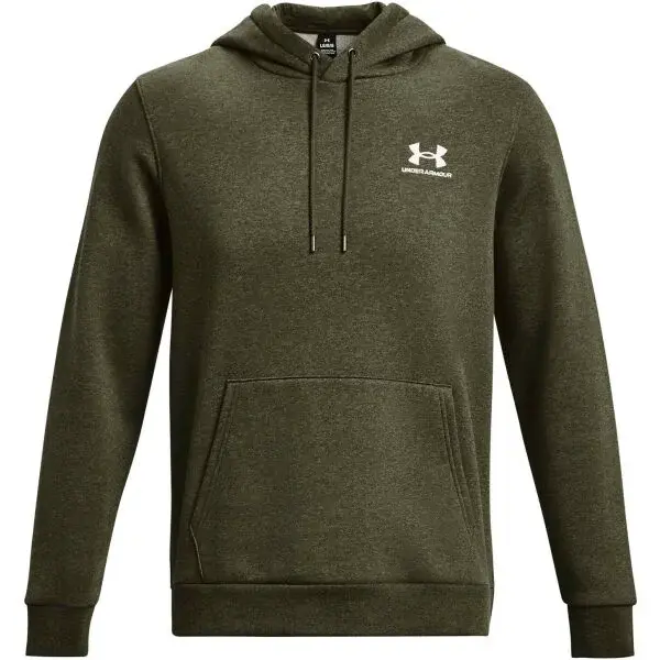 Under Armour ESSENTIAL Pánská mikina, khaki, velikost L
