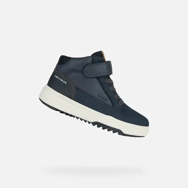 Dark blue boys' ankle shoes Geox Bunshee B Abx - Boys