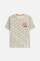 Dětské bavlněné tričko Coccodrillo béžová barva, EVERYDAY BOY A