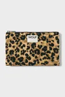 Kosmetická taštička WOUF Feline 21 x 13 x 2 cm béžová barva