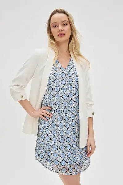 Marisse Women's Jacket L-Mr-4604 Off White